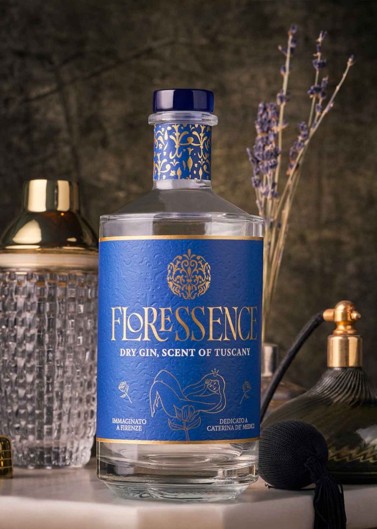 Floressence perfume bottle and shaker